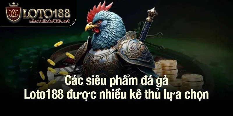 Các siêu phẩm đá gà Loto188 được nhiều kê thủ lựa chọn